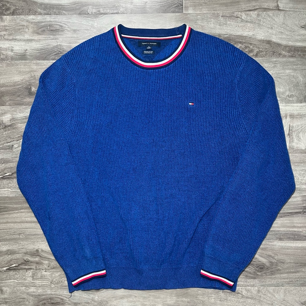 Tommy Hilfiger Royal Blue Knit Sweater